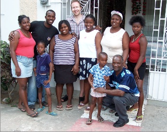 Noel and his family, July 2009